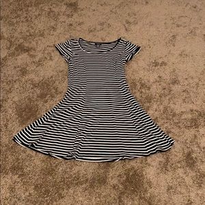 Striped skater dress